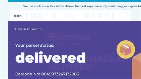 hermes did not deliver my parcel|my Hermes parcels.